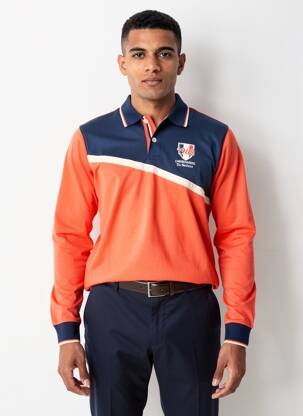 Polo manches longues manches longues orange CAMBERABERO homme