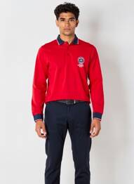 Polo manches longues manches longues rouge CAMBERABERO homme