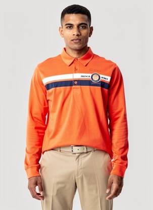 Polo manches longues manches longues orange CAMBERABERO homme