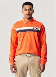 Polo manches longues manches longues orange CAMBERABERO homme