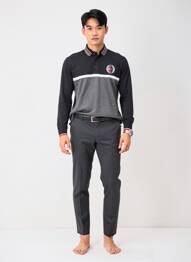 Polo manches longues manches longues gris CAMBERABERO homme