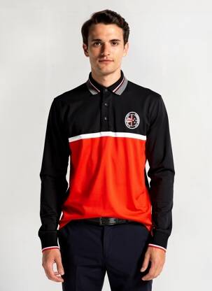 Polo manches longues manches longues orange CAMBERABERO homme