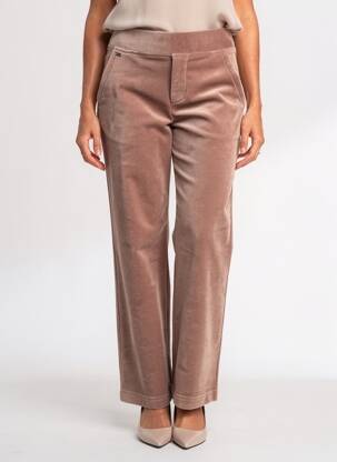 Pantalon droit stretch taille normale marron STREET ONE femme