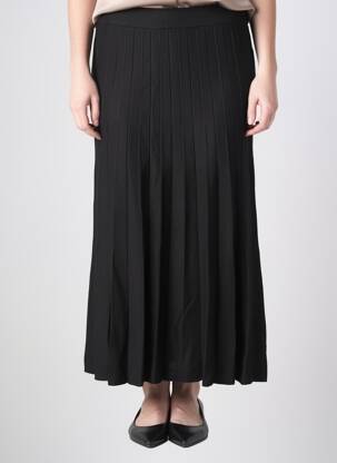 Jupe longue coupe droite noir TIFFOSI femme