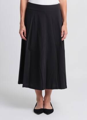 Jupe longue coupe droite noir PRINCESSE NOMADE femme