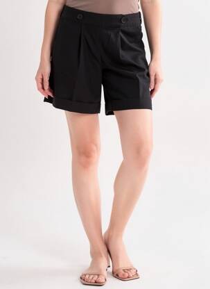 Short taille normale taille normale noir COMPAÑIA FANTASTICA femme
