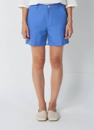 Short fermeture zippée sous rabat boutonné taille normale bleu TIFFOSI femme