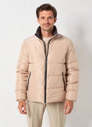 Doudoune manches longues sans capuche beige DAYTONA homme