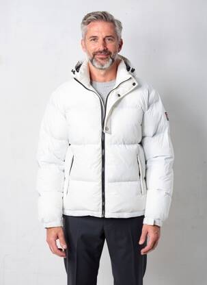 Doudoune poches sans capuche blanc DAYTONA homme