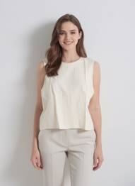 Top sans manche sans manche beige AWARE BY VERO MODA femme