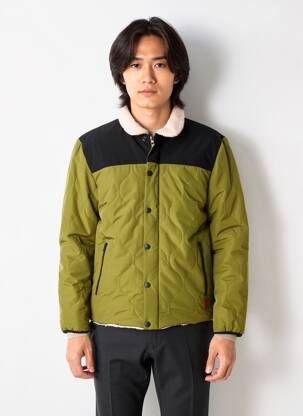 Blouson manches longues vert IRON AND RESIN homme