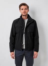 Blouson fermeture zippée sous rabat pressionné noir DAYTONA homme