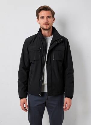 Blouson fermeture zippée sous rabat pressionné noir DAYTONA homme