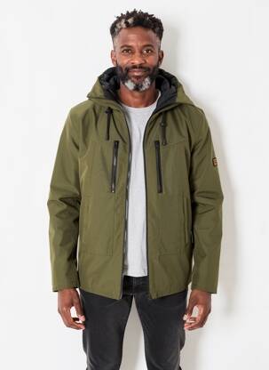 Blouson capuche vert DAYTONA homme