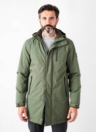 Parka finition intérieure doublure polaire a capuche vert DAYTONA homme