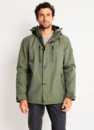 Parka capuche a capuche vert DAYTONA homme