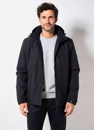 Parka finition intérieure doublée a capuche noir DAYTONA homme