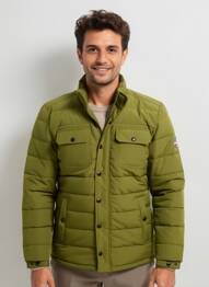 Doudoune manches longues sans capuche vert DAYTONA homme
