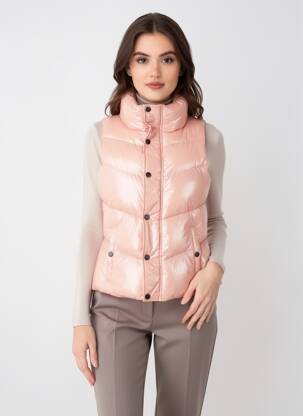 Doudoune poches sans capuche rose ROSE GARDEN femme