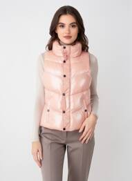 Doudoune poches sans capuche rose ROSE GARDEN femme