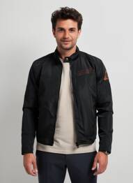 Blouson finition intérieure doublure imprimée noir DAYTONA homme
