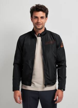 Blouson finition intérieure doublure imprimée noir DAYTONA homme