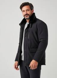 Doudoune manches longues sans capuche noir DAYTONA homme