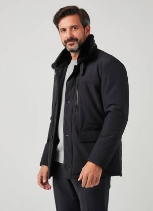 Doudoune manches longues sans capuche noir DAYTONA homme