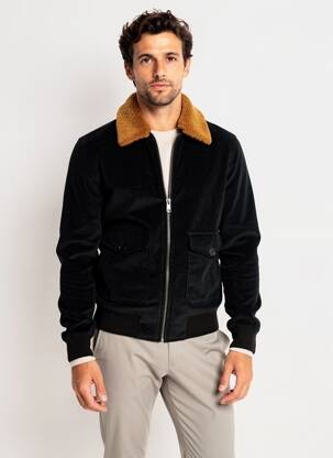 Blouson finition intérieure doublure imprimée noir DAYTONA homme