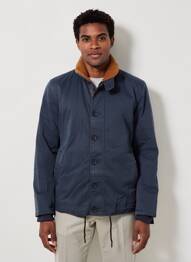 Parka sans capuche sans capuche bleu IRON AND RESIN homme