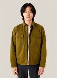 Veste casual coupe droite vert IRON AND RESIN homme