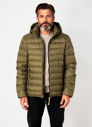 Doudoune poches a capuche vert DAYTONA homme