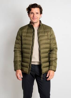 Doudoune poches sans capuche vert DAYTONA homme