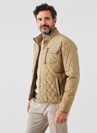 Doudoune manches longues sans capuche vert DAYTONA homme