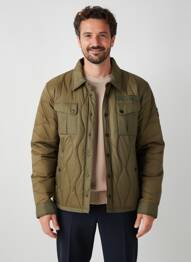 Doudoune manches longues sans capuche vert DAYTONA homme