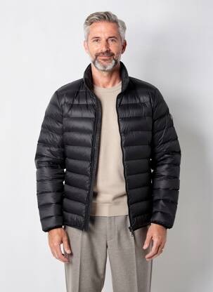 Doudoune manches longues sans capuche noir DAYTONA homme
