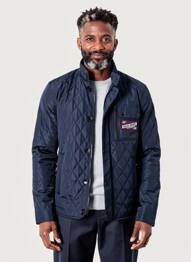 Doudoune manches longues sans capuche bleu DAYTONA homme
