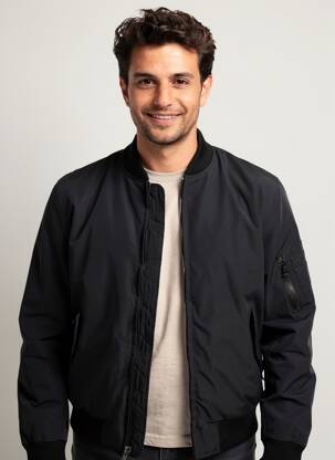 Doudoune poches sans capuche noir DAYTONA homme