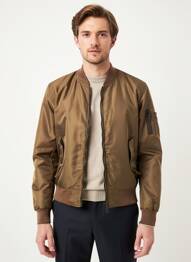 Doudoune poches sans capuche marron DAYTONA homme