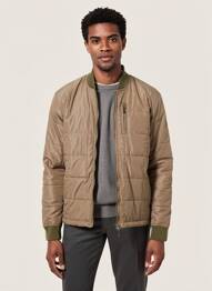 Doudoune poches sans capuche vert IRON AND RESIN homme