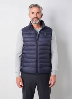 Doudoune poches sans capuche bleu DAYTONA homme