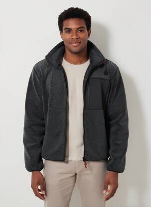 Veste casual coupe droite noir IRON AND RESIN homme
