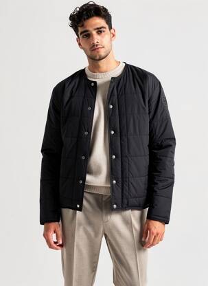 Doudoune manches longues sans capuche noir IRON AND RESIN homme