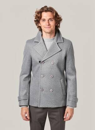 Manteau court poches sans capuche gris IMPERIAL homme