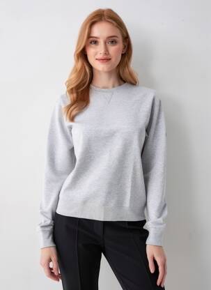 Sweat-shirt stretch manches longues gris IMPERIAL femme
