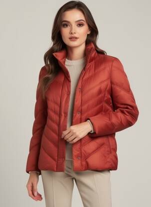 Doudoune manches longues a capuche marron BOCA BOKA femme
