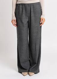 Pantalon large poches taille normale gris C'EST BEAU LA VIE femme