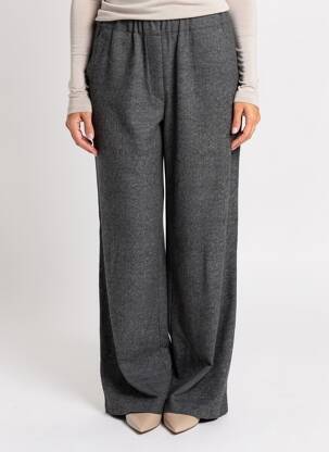 Pantalon large poches taille normale gris C'EST BEAU LA VIE femme