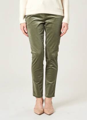 Jegging stretch taille normale vert JULIE GUERLANDE femme