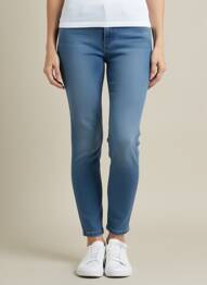 Jegging tissage denim taille normale bleu JULIE GUERLANDE femme